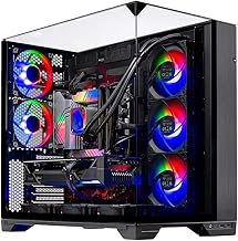Skytech Gaming O11 Vision Gaming PC, AMD Ryzen 7 7800X3D 4.2GHz, NVIDIA RTX 5060 Ti 16GB, 1TB Gen4 NVMe SSD, 32GB DDR5 RAM 5600, 650W Gold PSU, 360 ARGB AIO, Wi-Fi, Win 11, שולחן עבודה
