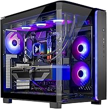 מחשב שולחני Skytech Gaming King 95, Ryzen 7 7800X3D 4.2 GHz (5GHz), AMD RX 9070XT 16GB, 1TB Gen4 NVMe SSD, 32GB DDR5 RAM 5600 RGB, 850W Gold PSU, 360 מ"מ ARGB AIO, Wi-Fi, Win 11