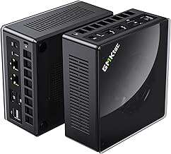 GMKtec Gaming Mini PC K8 Plus AMD Ryzen 7 8845HS(8C/16T, עד 5.1GHz) 32GB DDR5 RAM 2TB SSD, מחשב שולחני כפול NIC 2.5G, HDMI 2.1, USB4