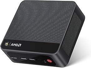 Beelink SER5 MAX Mini PC, AMD Ryzen 7 7735HS(8C/16T, עד 4.75GHz), 24GB LPDDR5 RAM 500GB M.2 2280 PCIe SSD, תמיכת מחשב מיני 4K תצוגת מסך משולשת/WiFi6/BT5.4/2.5G LAN/USB3.2
