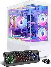 Gaming PC Desktop Computer– Core i9-11900F up to 5.2GHz, GeForce RTX 4060 8GB GDDR6, 32GB DDR4, 1TB NVMe SSD, WiFi 6 & BT 5.4, 9X ARGB Fans, Windows 11, RGB Keyboard & Mouse