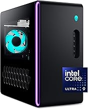 Alienware Aurora Gaming Desktop ACT1250 - מעבד Intel Core Ultra 9 285, מקורר נוזלי, NVIDIA GeForce RTX 5080, 32GB DDR5 RAM, 1TB SSD, 1000W Platinum Rated PSU, Windows 11 Home - לוח שקוף
