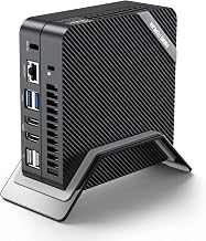 MINISFORUM מחשב מיני נייח סדרת Venus UM773 AMD Ryzen 7 7735HS, DDR5-4800 32GB 1TB PCIe4.0 SSD, 2.5Gbps LAN, 2 יציאות 1X8K HDMI, יציאת 680M USB4 אחת, Radeon 680M Graphics Micro PC