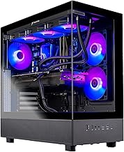 Skytech Gaming Azure 3 Gaming PC, AMD Ryzen 7 7700X 4.5GHz, NVIDIA RTX 5070 12GB VRAM, 1TB Gen4 NVMe SSD, 24GB DDR5 RAM 6000, 850W זהב ATX 3 PSU, 360 ARGB AIO, WI-FI 5, Windows 11, שולחן עבודה