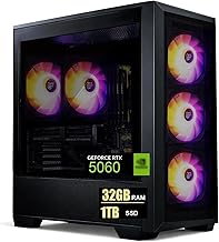 Gamer Xtreme Gaming X1 PC - Intel Core i7, 32GB DDR RAM, 1TB PCIe SSD, GeForce RTX 5060 8GB GDDR7, WiFi 6 Ready ו-Windows 11 Pro (Intel Core i7 | RTX 5060, 32GB RAM | 1TB NVMe SSD)
