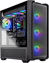 Skytech Gaming Edge PC, AMD Ryzen 7 7800X3D 4.2GHz, AMD RX 9070XT 16GB VRAM, 1TB Gen4 NVMe SSD, 24GB DDR5 RAM 6000, 850W זהב ATX 3 PSU, 360 ARGB AIO, WI-FI 5, Windows 11, שולחן עבודה